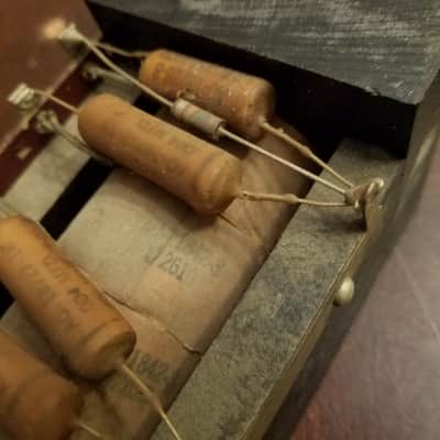 Hammond M-3 AO-21870-1 Electric Organ Vibrato Line Box Linebox 1956 - black wood image 3