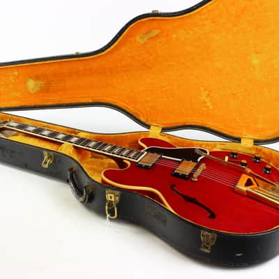 1961 Gibson ES-355 TDSV Cherry 2 PAF Humbuckers Vintage Guitar | Original Case 335 345 image 2