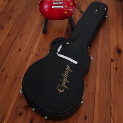 1999 Korean Epiphone Les Paul Standard - Flamed Cherry w/ OHSC image 10