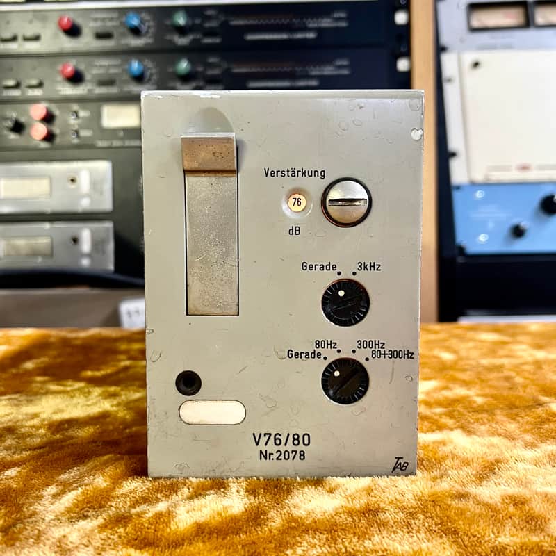 Telefunken V76/80 c 1960 original vintage tube micpre microphone preamp valve preamplifier tab Siemens maihak v-76 image 1