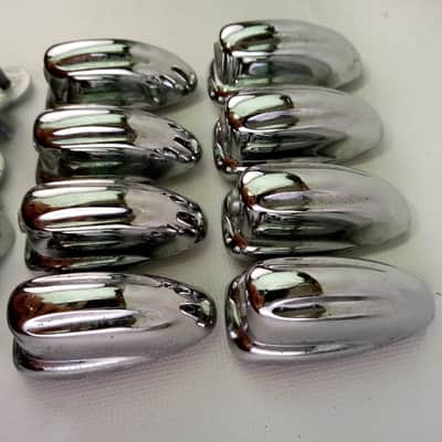 Slingerland 1+ Floor/Tom/Snare Drum Lugs Chrome Vintage 70s Small Sound King*EXC image 4