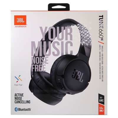 JBL Tune 660NC Noise-Canceling Wireless On-Ear Headphones (Black) image 6