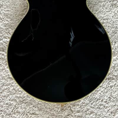 D'Angelico Excel SS Semi-Hollow Body Electric Guitar, Black, DAESSNATGTCBE image 3