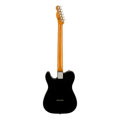 Squier Classic Vibe Baritone Custom Telecaster - Laurel Fingerboard, Parchment Pickguard, Black image 4