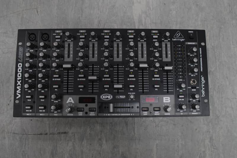 Behringer VMX1000USB Professional 7-Channel Rackmount DJ Mixer image 1