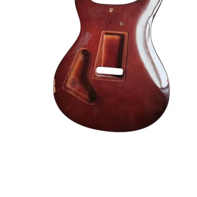 DIY SE Style Guitar Mahogany Body with tiger Maple Top in Tobacco Burst image 5
