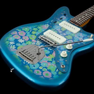 Fender MIJ Traditional 60's Jazzmaster Blue Flower image 9