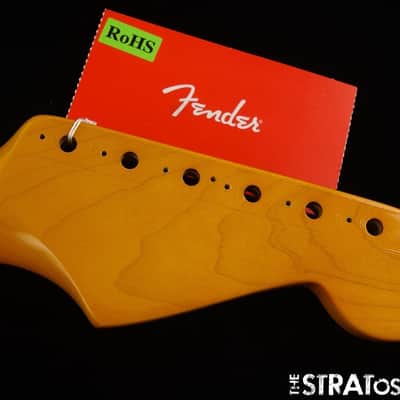 LEFTY Fender AV II American Vintage 1957 Strat NECK Stratocaster USA MN Maple image 6