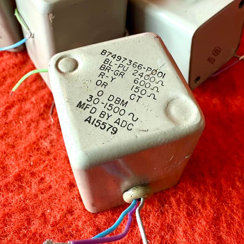 ADC Microphone input transformer c 1960’s line 150/ 600/ 2400 ohm step up mic 1:4 1:8 image 1