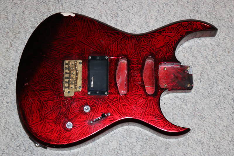 Fernandes Partially Loaded Body - Red Crackle - Japan - No Tariffs image 1