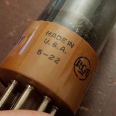 RCA ONE (1) 6V6GTY Premium Beam Power tNOS AT1000 TESTED Vacuum Tubes greyglass premium JAN-CRC-6V6 Audio 1946-1960 image 4