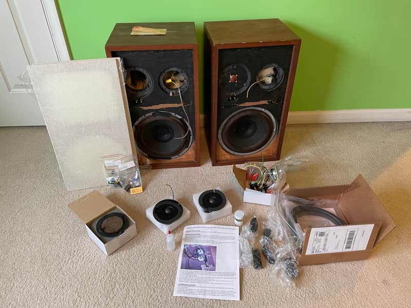 Acoustic Research AR-2ax 1960s with COMPLETE RESTORATION KIT image 1