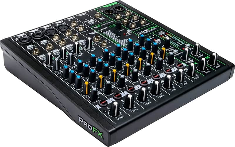 Mackie ProFXv3 Series, 10-Channel Professional Effects Mixer with USB, Onyx Mic Preamps and GigFX effects engine - Unpowered (ProFX10v3) image 1