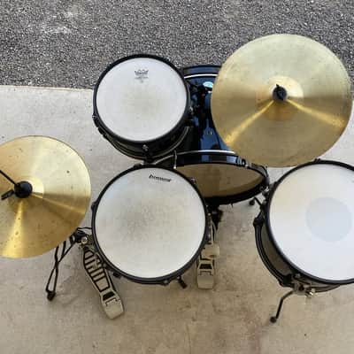 Ludwig Pocket Kit "Questlove" 10 / 13 / 16 / 5x12" Drum Set with Cymbals - Black Sparkle image 4