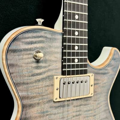 Knaggs Guitars - Kenai - Gloss Nitro Winter Solstice & White - T2 Maple/Mahogany Body - Mohogany Neck - Ebony Fret Board & Head Stock - Nickel Hardware - Bare Knuckle Mules - w/OHSC - Call for Best Price !!! image 4
