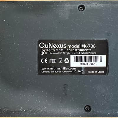 Keith McMillen Instruments QuNexus 25-Key MIDI Controller 2013 - Present - Black image 2