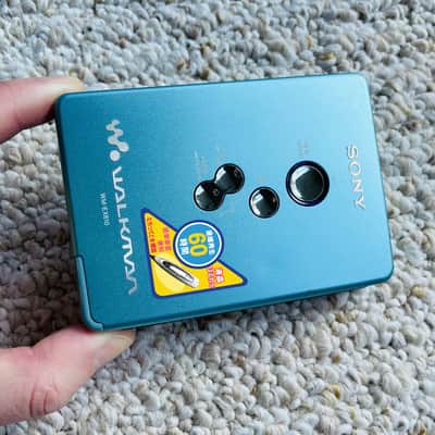 Sony WM-EX610 Walkman Cassette Player, Awesome Candy Blue ! Working ! image 13