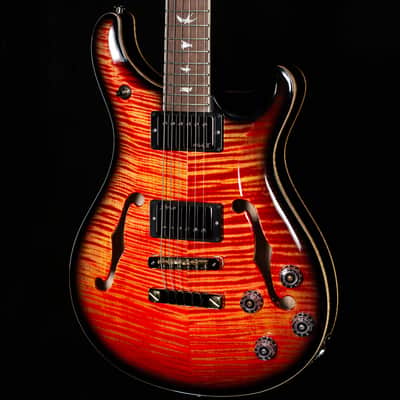 PRS Wood Library Willcutt Exclusive McCarty 594 Hollowbody II Blood Orange Smokeburst 10 Top (136) image 1