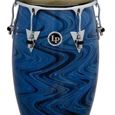 Latin Percussion LP J Madera CCII 11 3/4" Conga Blue Swirl (LPL559X-JM) image 3
