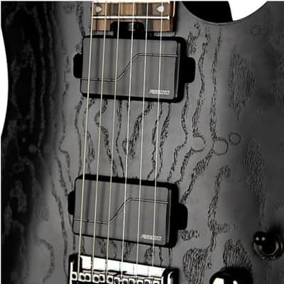 CORT KX500EBK Etched Black Ash Burl Electric Guitar image 5