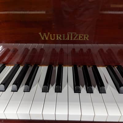 Wurlitzer Baby Grand Piano SN 72602 - Polish Cherry Mahogany image 3