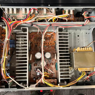 Vintage Teac A-919 DC 110 watts per channel Integrated Stereo Amplifier Phase Inverted Drive System image 14