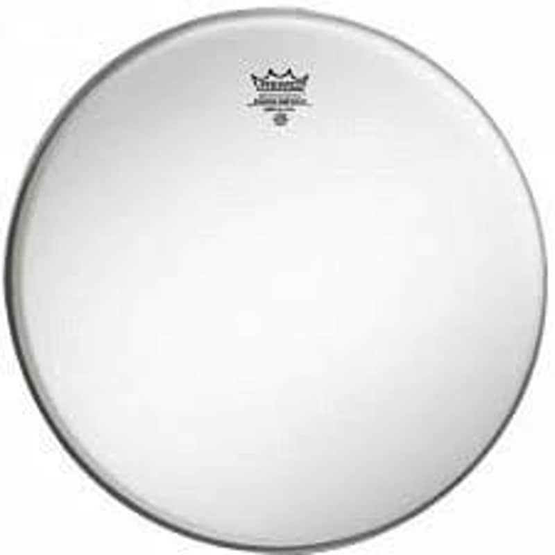 Remo BE-0108-00 Emperor 8 pouces Drumhead tom sablée blanche image 1