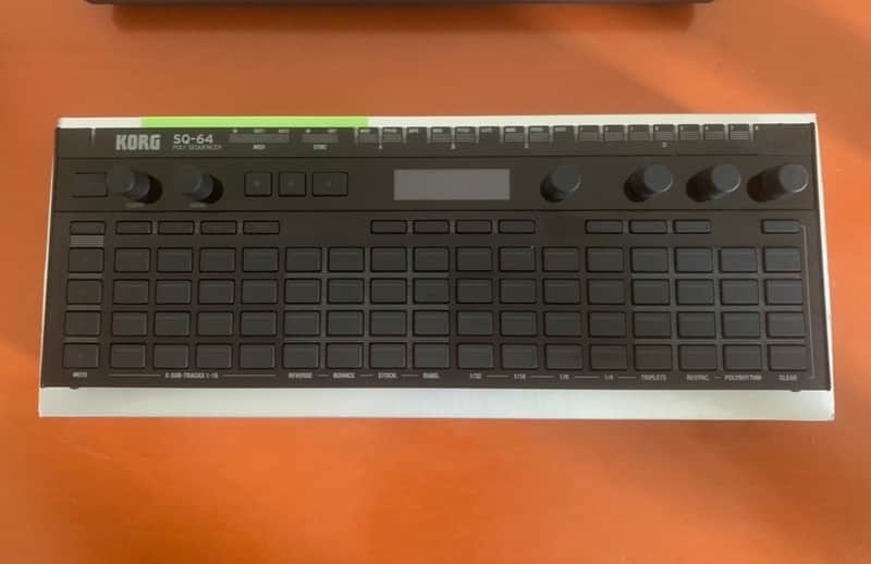 Korg SQ64 Polyphonic Sequencer 2020 - Present - Black image 1