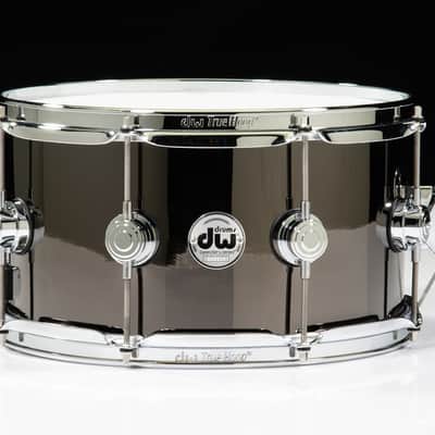 DW Collector's Series 7x13 Black Nickel over Brass Snare Drum image 1