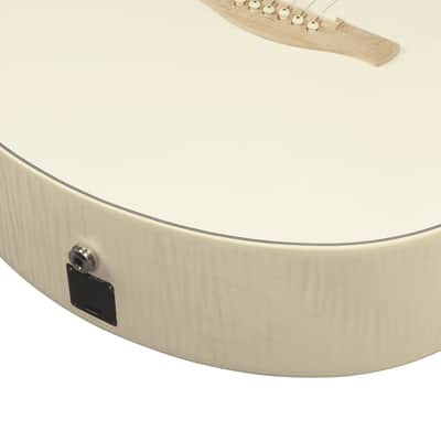 Ibanez AAM370E-OAW Advanced Acoustic AAM Acoustic Guitar 6-String - Open Pore Antique White image 5