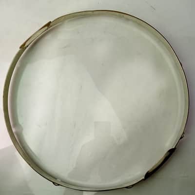 Slingerland 15" Nickel Radio King Resonant Snare Drum Rim/Hoop Riveted Gates 40s image 6