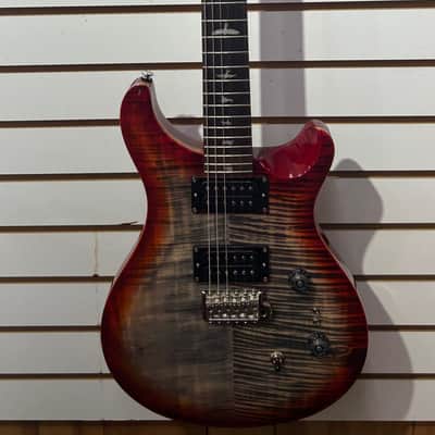 PRS SE Custom 24-08 Quilt 2025 - Present - Charcoal Cherry Burst image 1
