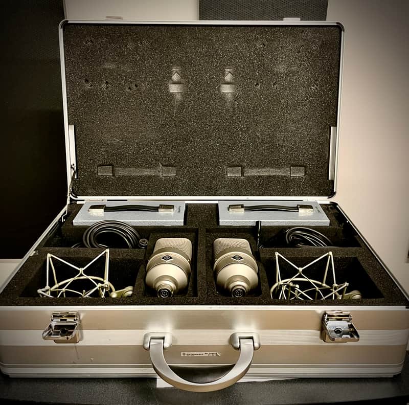 Neumann M 150 Tube Microphones Stereo Set - Nickel image 1