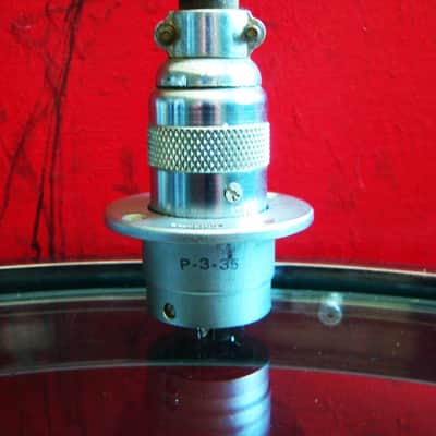 Two vintage 1960's Cannon 3 pin male & female P3-CG-12 & P3-CG-11 microphone cable connectors # 3 image 2