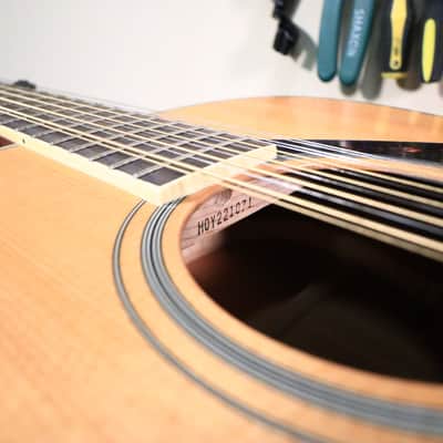 Yamaha FG820-12 Dreadnought 12 String Acoustic Guitar Solid Spruce Top Natural image 19