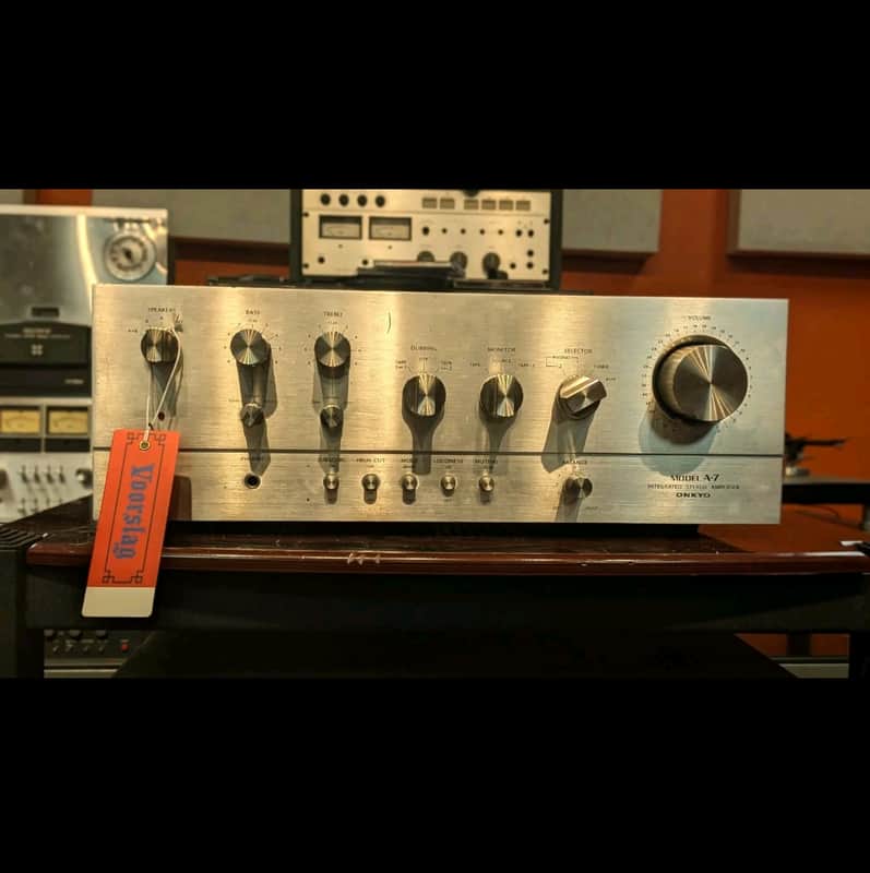 ONKYO A-7 Integrated Stereo Amplifier Pro Serviced ONKYO A-7 Integrated Stereo Amplifier Pro Serviced