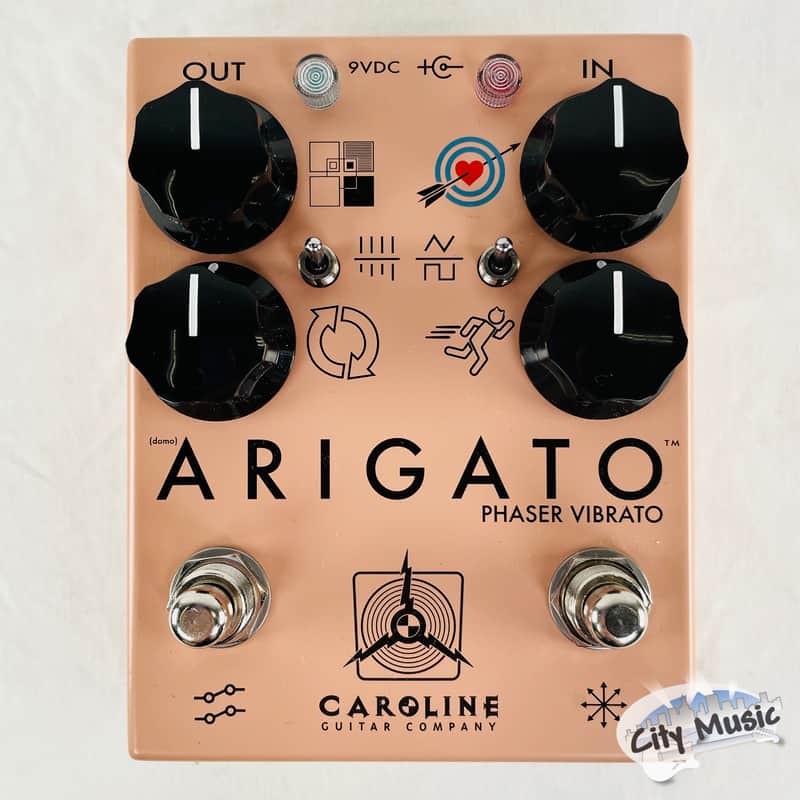 Used Caroline Guitar Company Arigato Phaser Vibrato Guitar Effects Pedal ♫ image 1