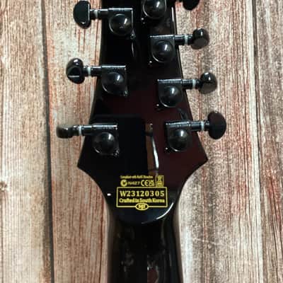 Schecter Sullivan King Banshee-7 FR-S Obsidian Blood image 2