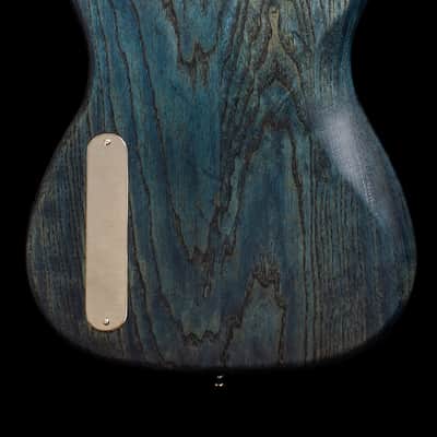 Solstice Guitars ~ Transit Custom 2020 Lucent Blue Bigsby roller trem Duncan P-Rail tele style image 4