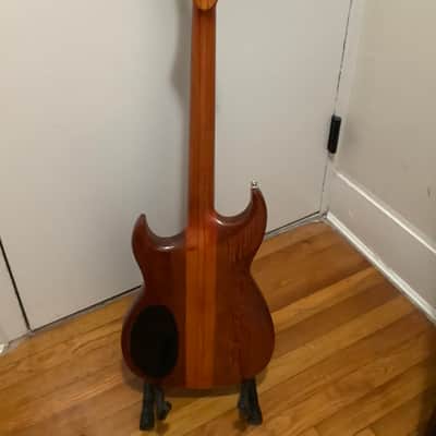Cort Neck-Thru Early 80s Natural Wood Grain Electric Guitar image 2