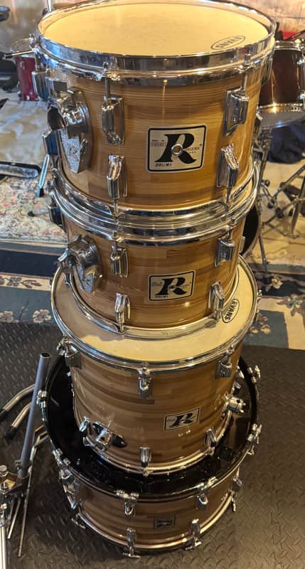 Rogers Big R 4pc Shell Kit 1975-1976 - Butcher Block image 1