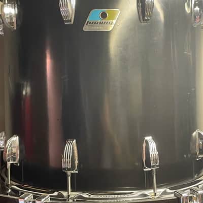 Ludwig 14x15 Tom 1981-82 - Black Cortex image 7