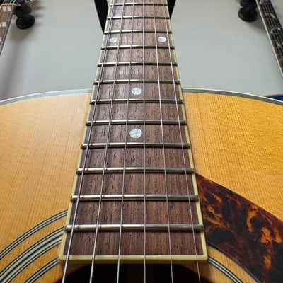 Epiphone Masterbilt Spruce Mahogany Natural Satin Acoustic Guitar New Strings image 7