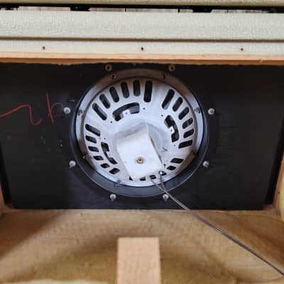 Fender Tremolux 6G9-A 1961 Rough Blonde Tolex Tone Ring Cabinet - Blonde image 22