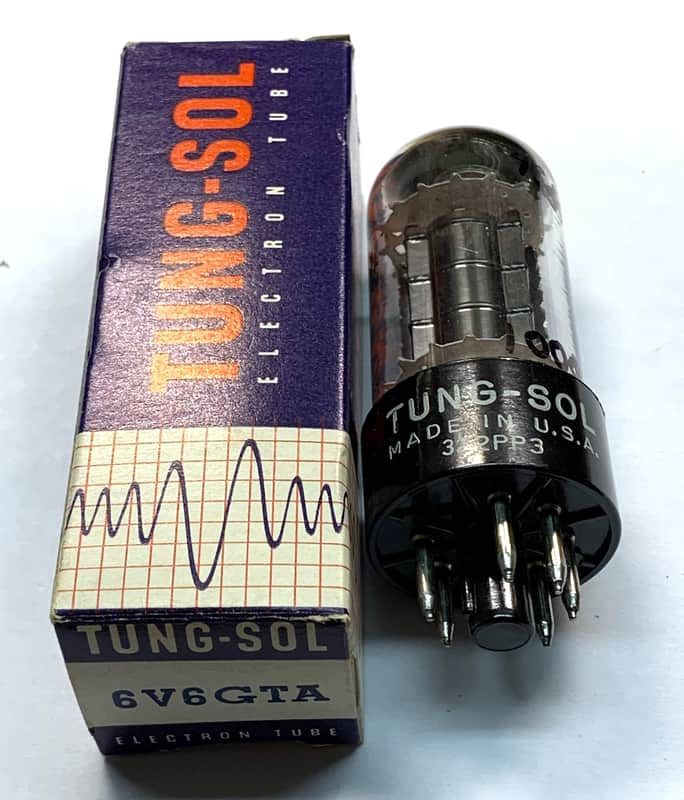 Vintage 70's Tung-Sol NOS 6V6GTA Vacuum Power Tube image 1