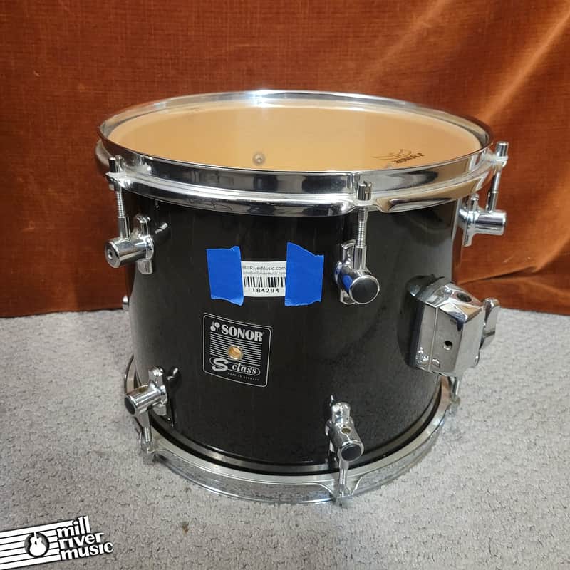 Sonor S Class 12"x9" Tom Black Used image 1