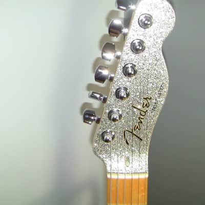 Fender Custom Sparkle Telecaster 2009 Silver Sparkle image 3