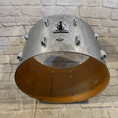 Slingerland 1970s 22 Kick Drum Shell Chrome Over Wood image 1