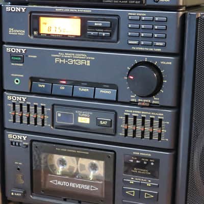 RARE Vintage Sony FH-313RII & CDP-S37 CD Player image 6