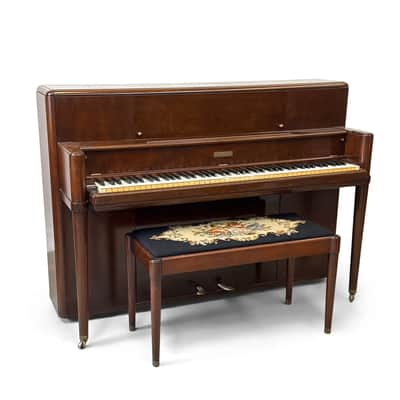 Steinway & Sons Model E547 Mahogany Console Piano Bild 2